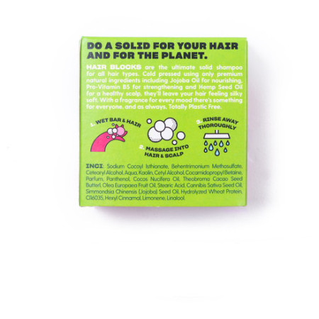 Šampón Shower Blocks Solid Shampoo - Mint & Grapefruit