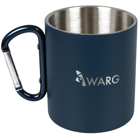 Hrnček s karabínou Warg Steelos Carabine 400 ml tmavomodrá dark blue