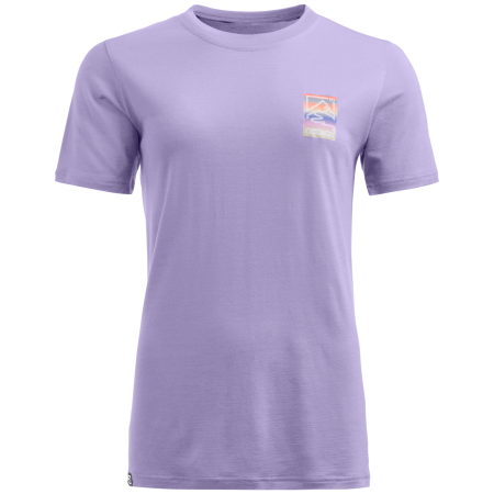 Dámske funkčné tričko Ortovox 140 Cool Mtn Gradient Ts fialová Lush Lavender