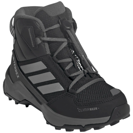 Detské topánky Adidas Terrex Ax4R Cw+ Mid K čierna/sivá Black