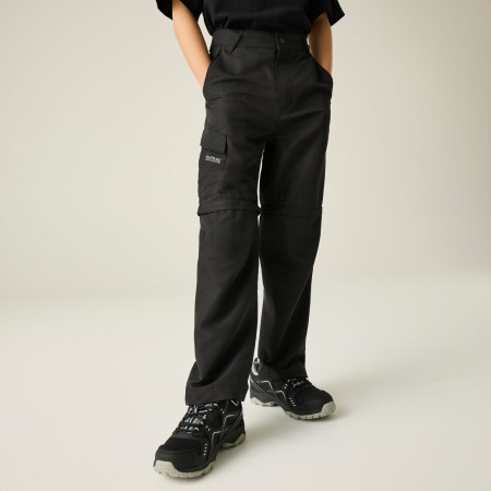 Detské nohavice Regatta Sorcer Z/O Trousers III Black