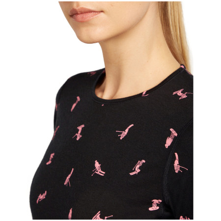 Dámske funkčné tričko Icebreaker Women Merino 200 Oasis LS Crewe Snow Day