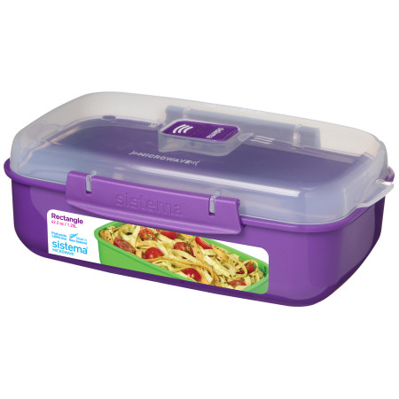 Miska na jedlo Sistema Microwave Rectangle 1.25l