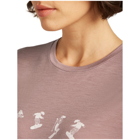 Dámske tričko Icebreaker Women Merino 150 Tech Lite SS Tee Snow Day