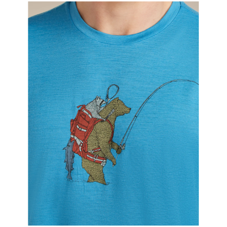 Pánske funkčné tričko Icebreaker Merino 150 Tech Lite SS Tee Bear Catch