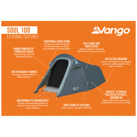 Turistický stan Vango Soul 100