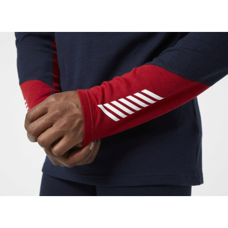 Pánske funkčné tričko Helly Hansen Lifa Merino Midweight 1/2 Zip