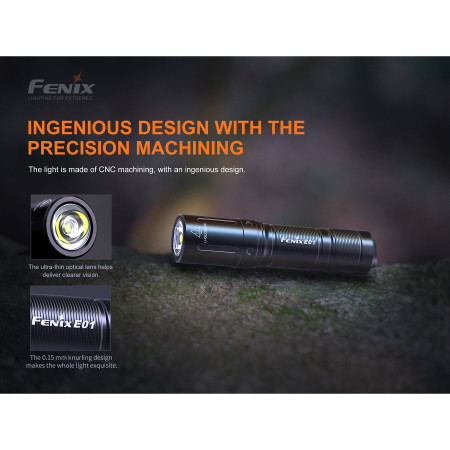 Baterka Fenix E01 V2.0 blue