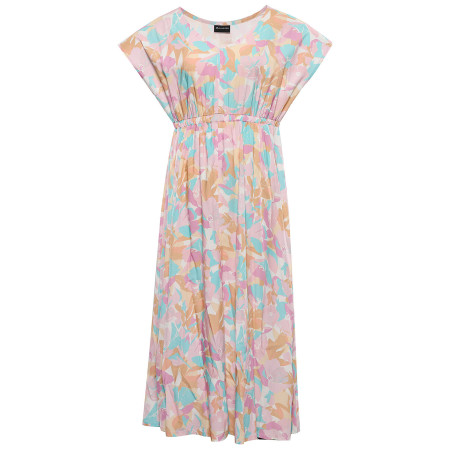 Dámske šaty Alpine Pro Niewa béžová CREME VARIANTA PA