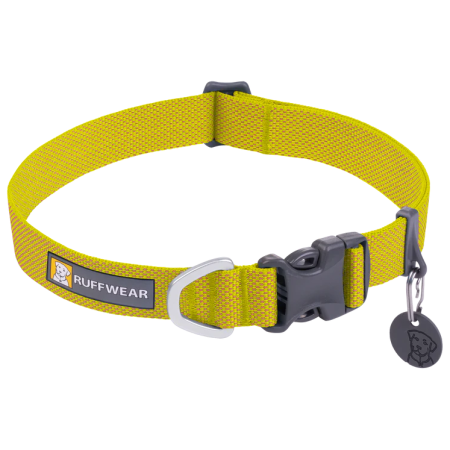 Obojok pre psa Ruffwear Hi & Light™ Collar žltá Lichen Green