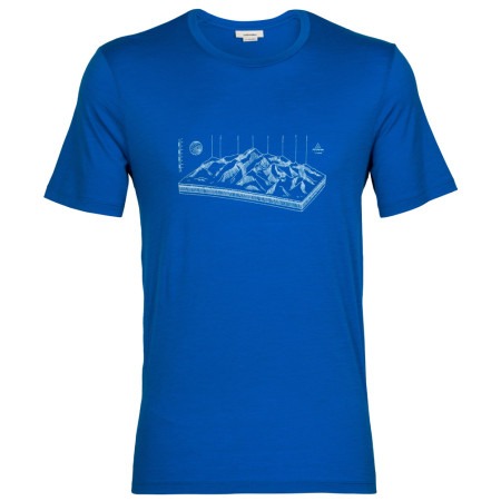 Pánske tričko Icebreaker Tech Lite II SS Tee Alps 3D