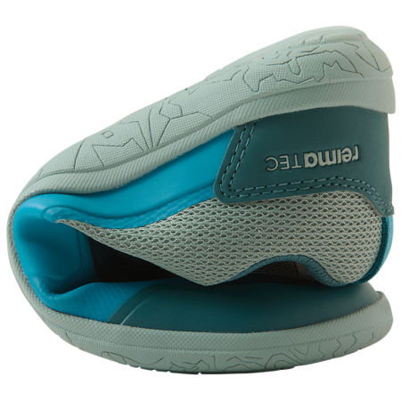 Detské barefoot topánky Reima Tallustelu Stone Green