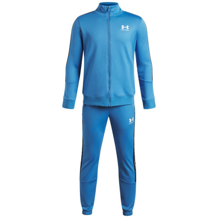 Tepláková súprava Under Armour UA B Icon Knit Tracksuit Aegean Blue modrá Aegean Blue / / White