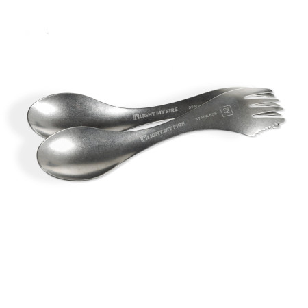 Spork Light My Fire Swedish Spork 2-pack strieborná stainless