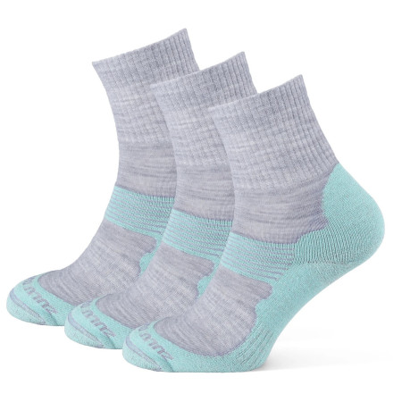 Ponožky Zulu Merino Allseason 3-pack tyrkysová/sivá turquoise/grey