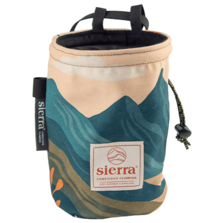 Vrecko na magnézium SIERRA Climbing Element Series béžová/modrá