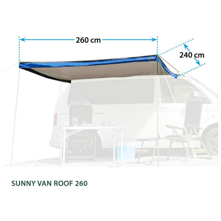 Slnečná strieška Brunner Sunny Van Roof 260
