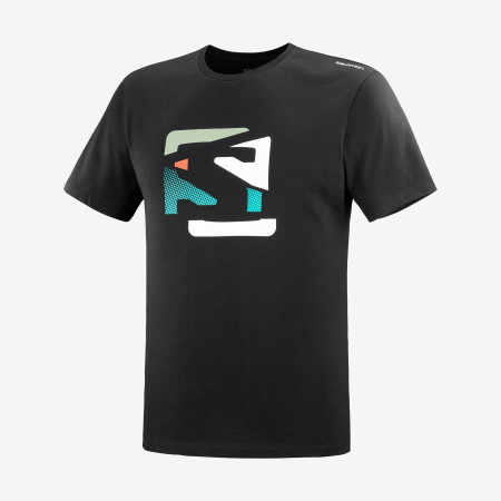 Pánske tričko Salomon Outlife Graphic Disrupted Logo Ss Tee M