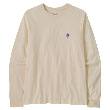 Pánske tričko Patagonia M's L/S MW Hut Tripper Skyline T-Shirt béžová Undyed Natural
