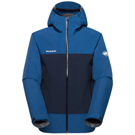 Pánska bunda Mammut Crag HS Hooded Jacket Men modrá tschiel-marine