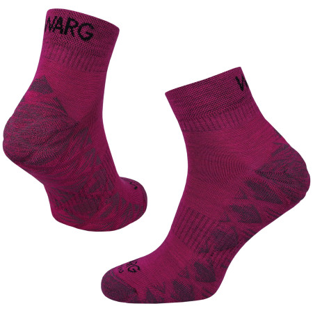 Ponožky Warg Endurance Merino Mid fialová Fuchsia