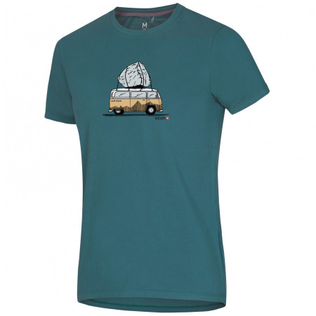 Pánske tričko Ocún Classic T Men Bus-Stone tyrkysová Blue Hydro