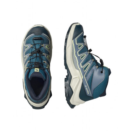 Detské topánky Salomon X Ultra Mid Gtx J Grisaille-Spellbound-Butterfly