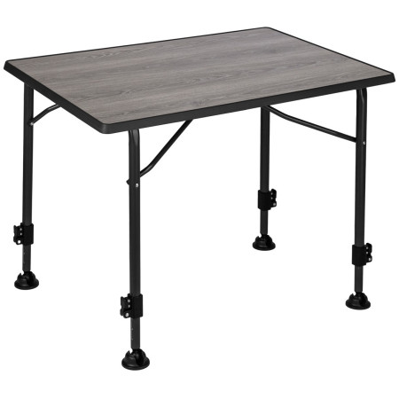 Stôl Brunner Linear Greywood 80 čierna/hnedá