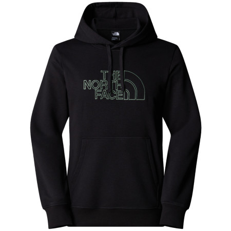 Pánska mikina The North Face Drew Peak Light Hoodie čierna/zelená Tnf Black/Duck Green