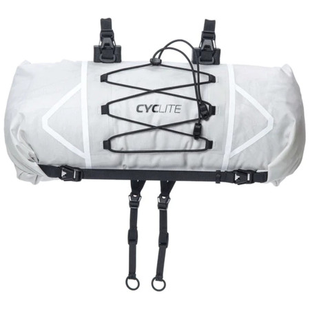 Taška na riadidlá Cyclite Handle Bar Roll Bag biela bílá