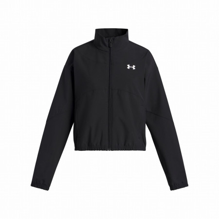 Detská bunda Under Armour Rival Woven Jacket čierna Black