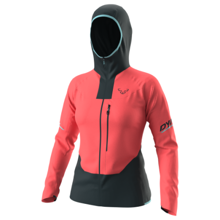 Dámska bunda Dynafit Traverse Dst W Jkt ružová/čierna hot coral/3010