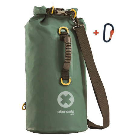 Nepremokavý vak Elements Gear Expedition 2.0 - 40L (1 popruh) zelená