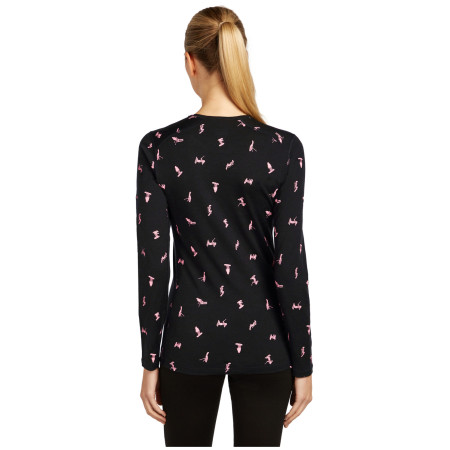 Dámske funkčné tričko Icebreaker Women Merino 200 Oasis LS Crewe Snow Day