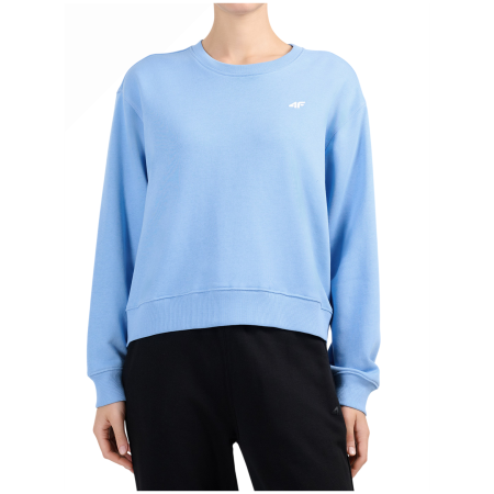 Dámska mikina 4F Sweatshirt F2672 modrá Denim