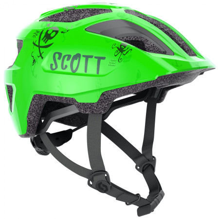 Detská cyklistická helma Scott Spunto Kid zelená fluo green