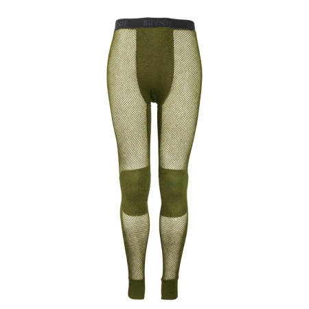 Pánske spodky Brynje of Norway Tactical Wool Thermo Longs zelená Olive Green