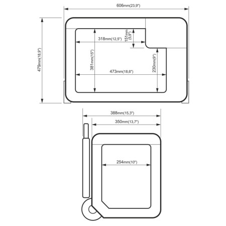 Kompresorová chladnička Yolco BCX40