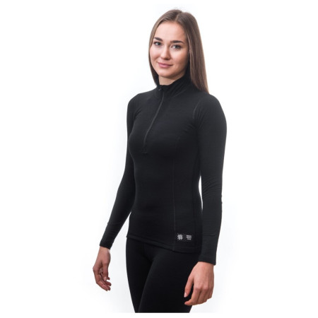Dámske funkčné tričko Sensor Merino DF so zipsom