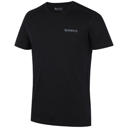 Pánske tričko Zulu Merino 160 Short 4C Comfy čierna black