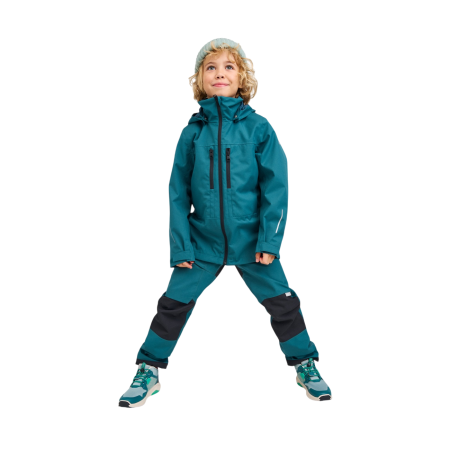 Detská nepremokavá bunda Reima Saarela Dark Teal