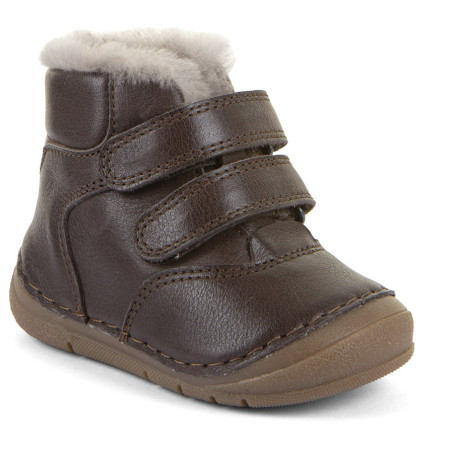 Detské zimné topánky Froddo Paix Up Winter Dark Brown tmavohnedá dark brown