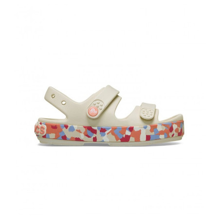 Detské sandále Crocs Crocband Cruiser Glow Confetti Band Sandal Summit White/Guava