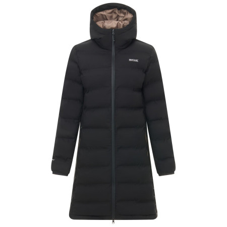 Dámsky kabát Regatta Womens Altoro Thermal Long Length čierna Black(Mocha)