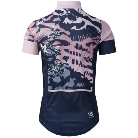 Detský cyklistický dres Dare 2b Dynamite Jersey Nvy Graffiti