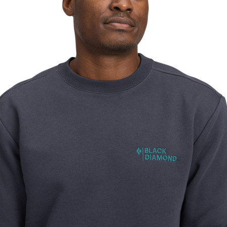 Pánska mikina Black Diamond M Mini Stacked Crewneck