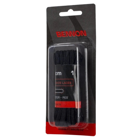 Šnúrky do topánok Bennon Laces Black Box 190 cm