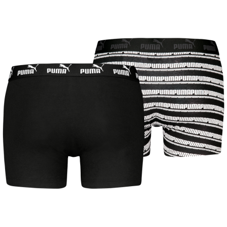 Pánske boxerky Puma Elements Striped Boxers 2P