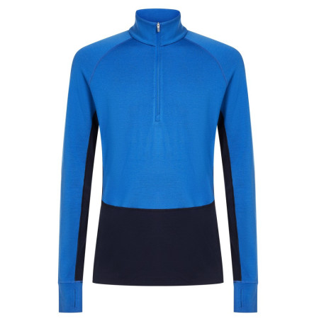 Pánske funkčné tričko Icebreaker Men Mer 260 ZoneKnit LS Half Zip modrá Midnavy/Lazu/Cb
