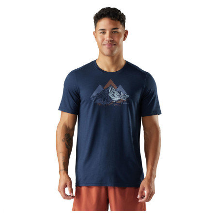 Pánske funkčné tričko Smartwool Triangle Mountain Active Short Sleeve Graphic Tee